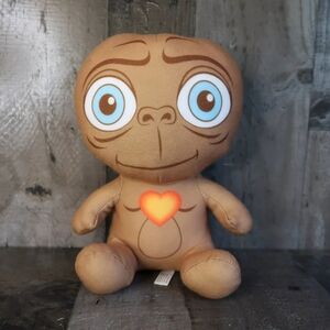 E.T. 2021 Big Head Plush Stuffed Toy The Extra Terrestrial Glowing Heart